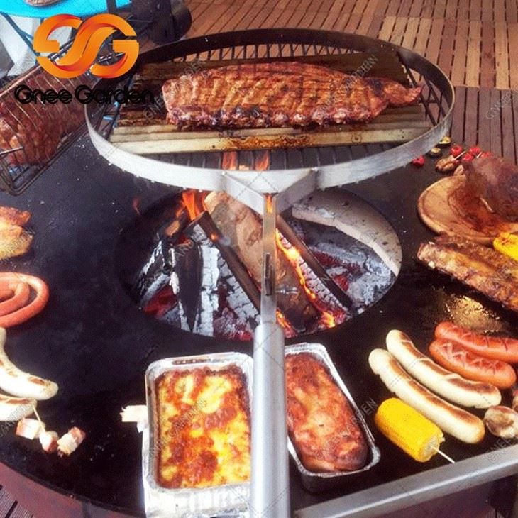 Corten Steel grill fire bowl3