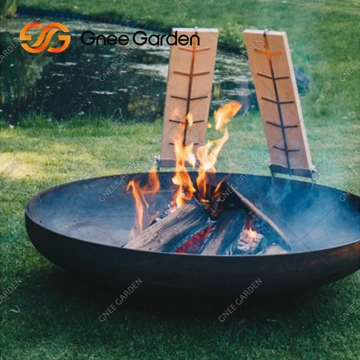 Fire Bowl Factory OEM Large Bbq Square Corten Steel Fire Pit