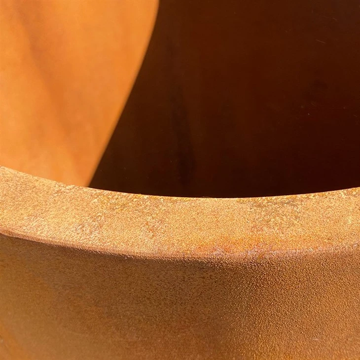 Outdoor Corten Planter Square Garden Weathered Steel Planters