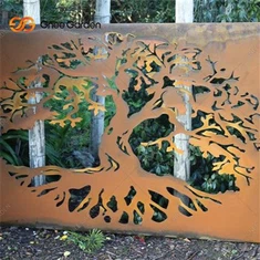 야외 장식 Corten 강철 스크린