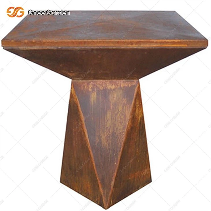 Minimalist Weathering Steel Cooking Metal BBQ