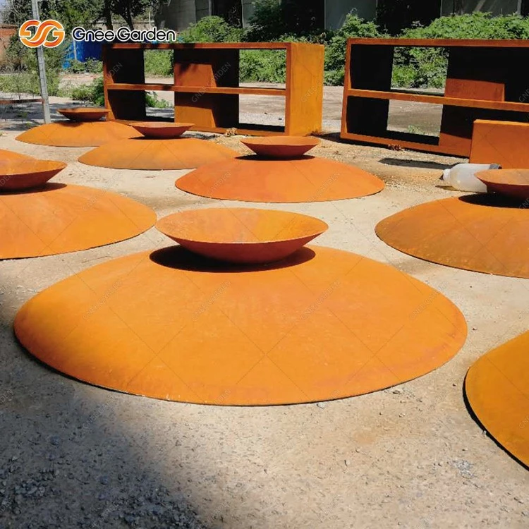 Weathering Steel Firebowl For Camping Weathering Steel Firebowl For Camping