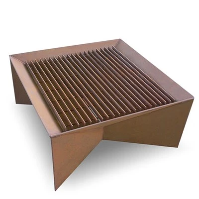 Corten Steel 휴대용 접이식 화재 분지